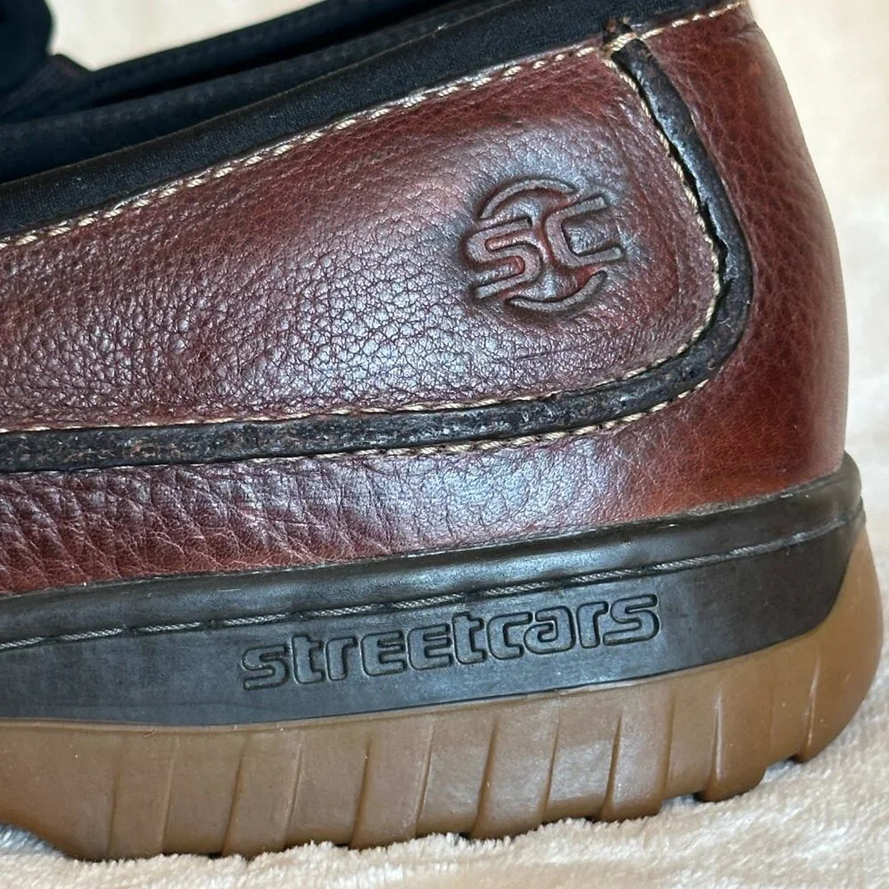 Streetcars ASC Carrera Arch Support Comfort Slip-on Leather Loafer Mens 9.5M